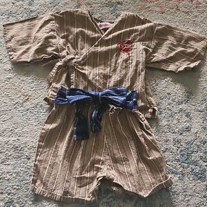 Japanese Jinbei Wrap Shorts Set Size 2T-3T